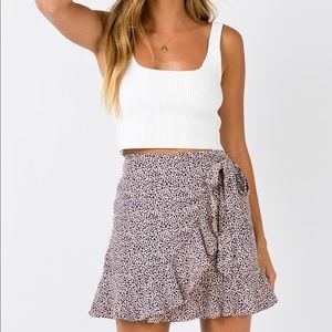 Princess Polly Mali Mini Skirt Tan